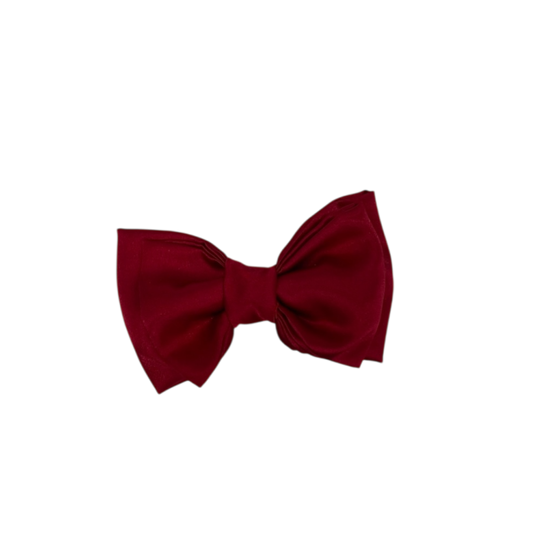 Luxe Satin Bow Hair Clips