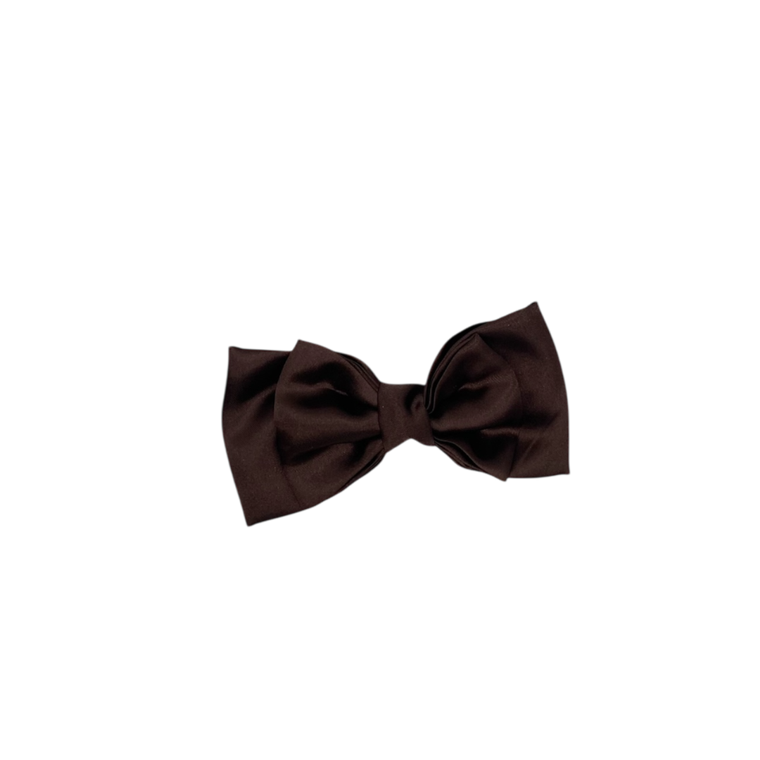 Luxe Satin Bow Hair Clips