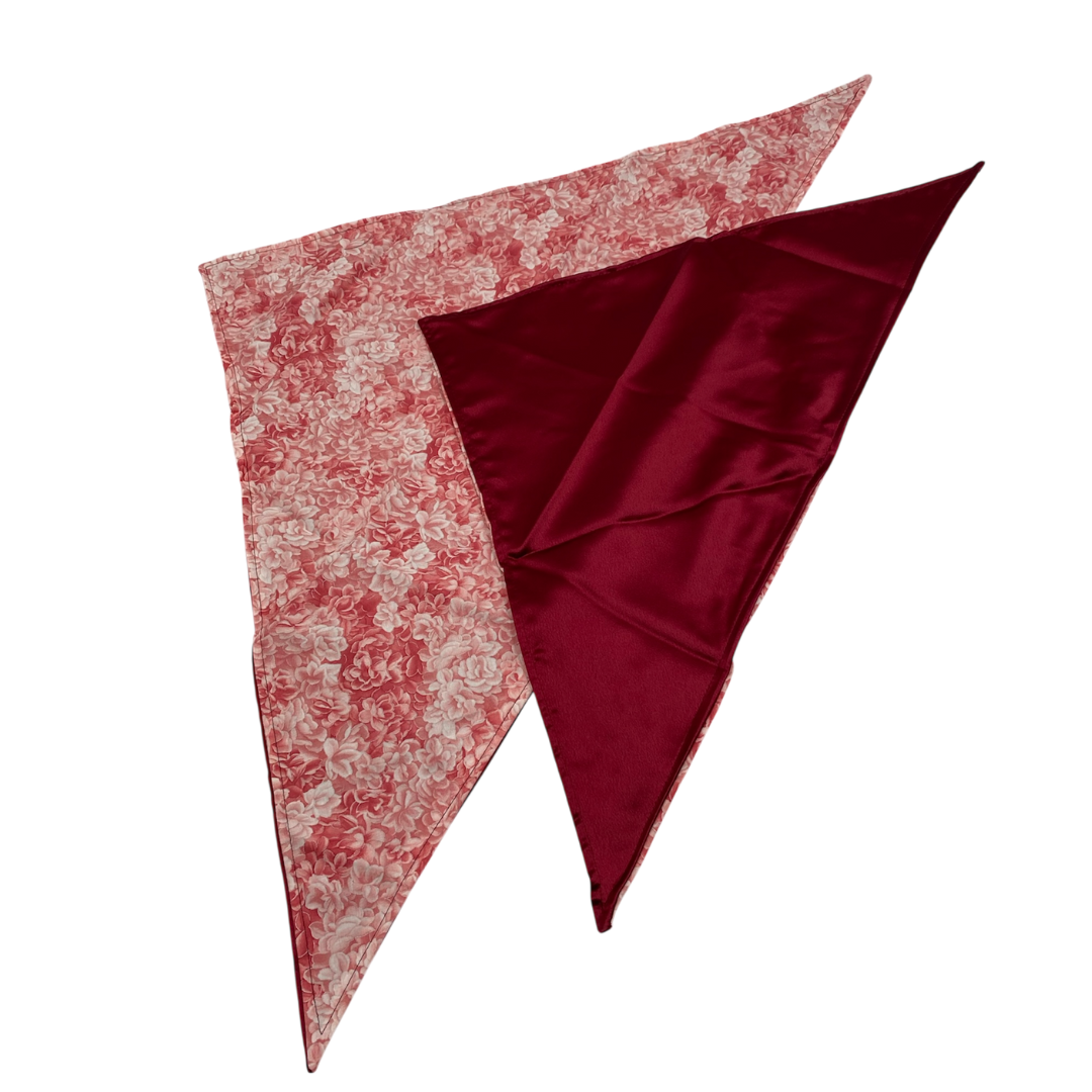 Luxe Satin Large Triangle Scarf