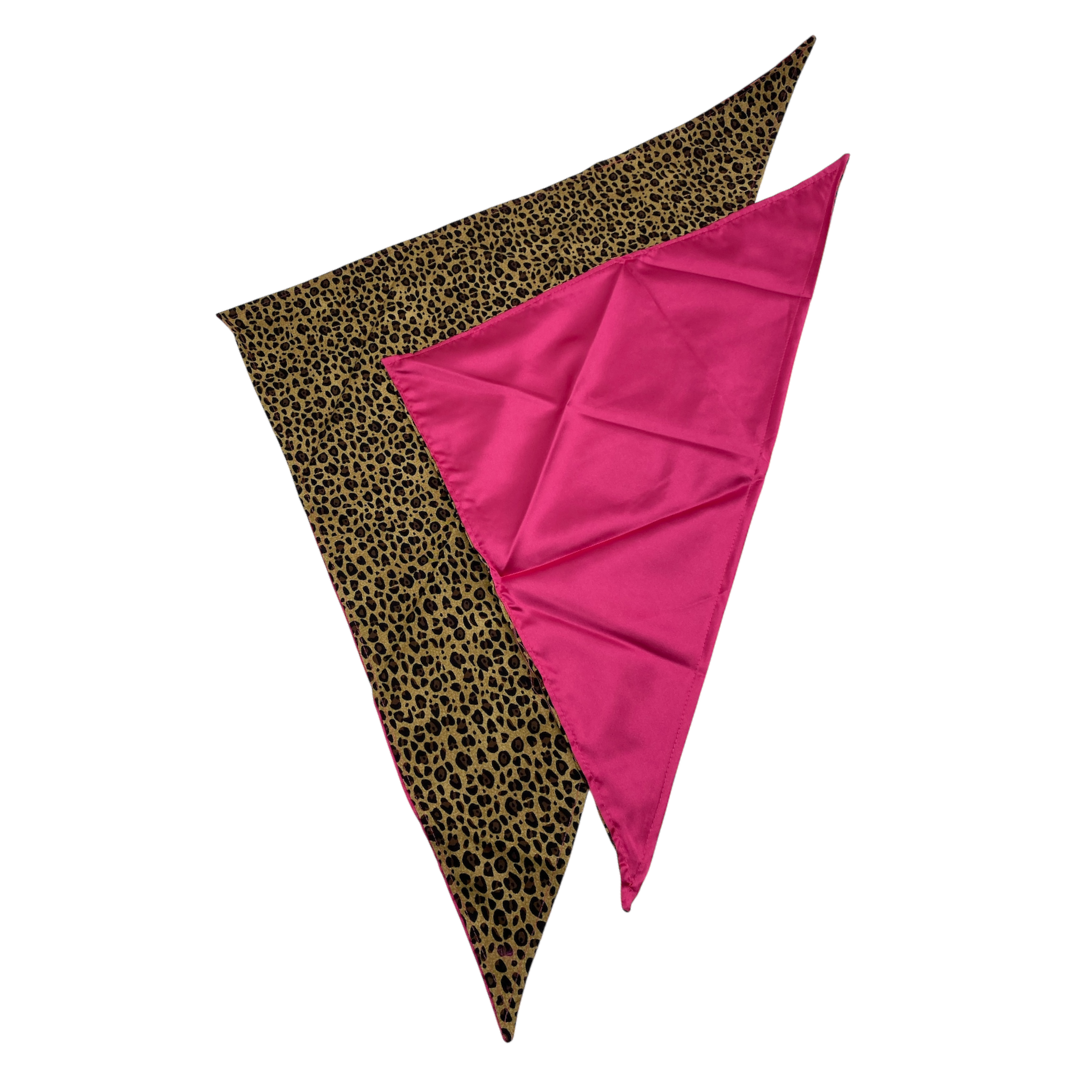 Luxe Satin Large Triangle Scarf