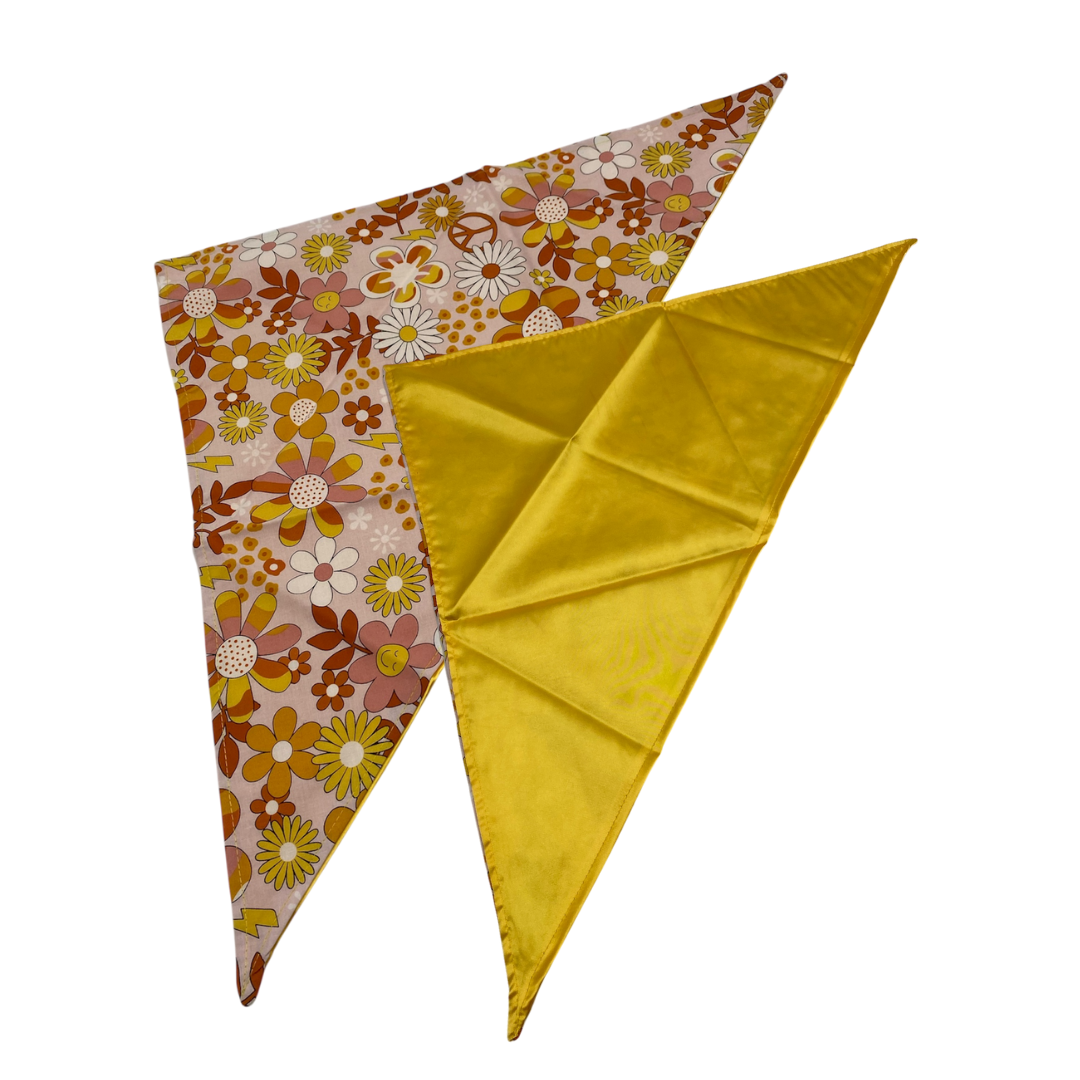 Luxe Satin Large Triangle Scarf
