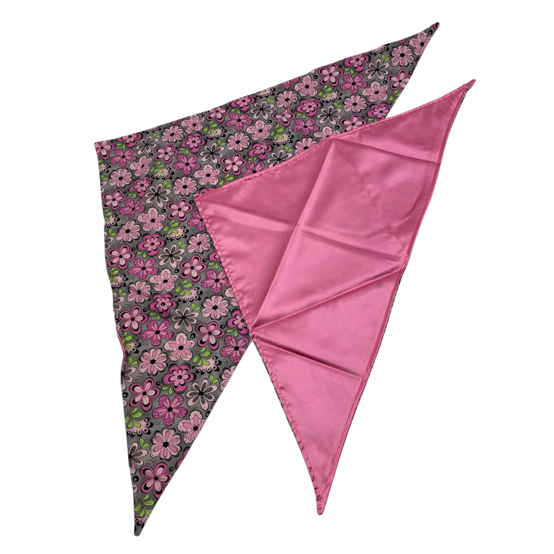 Luxe Satin Large Triangle Scarf