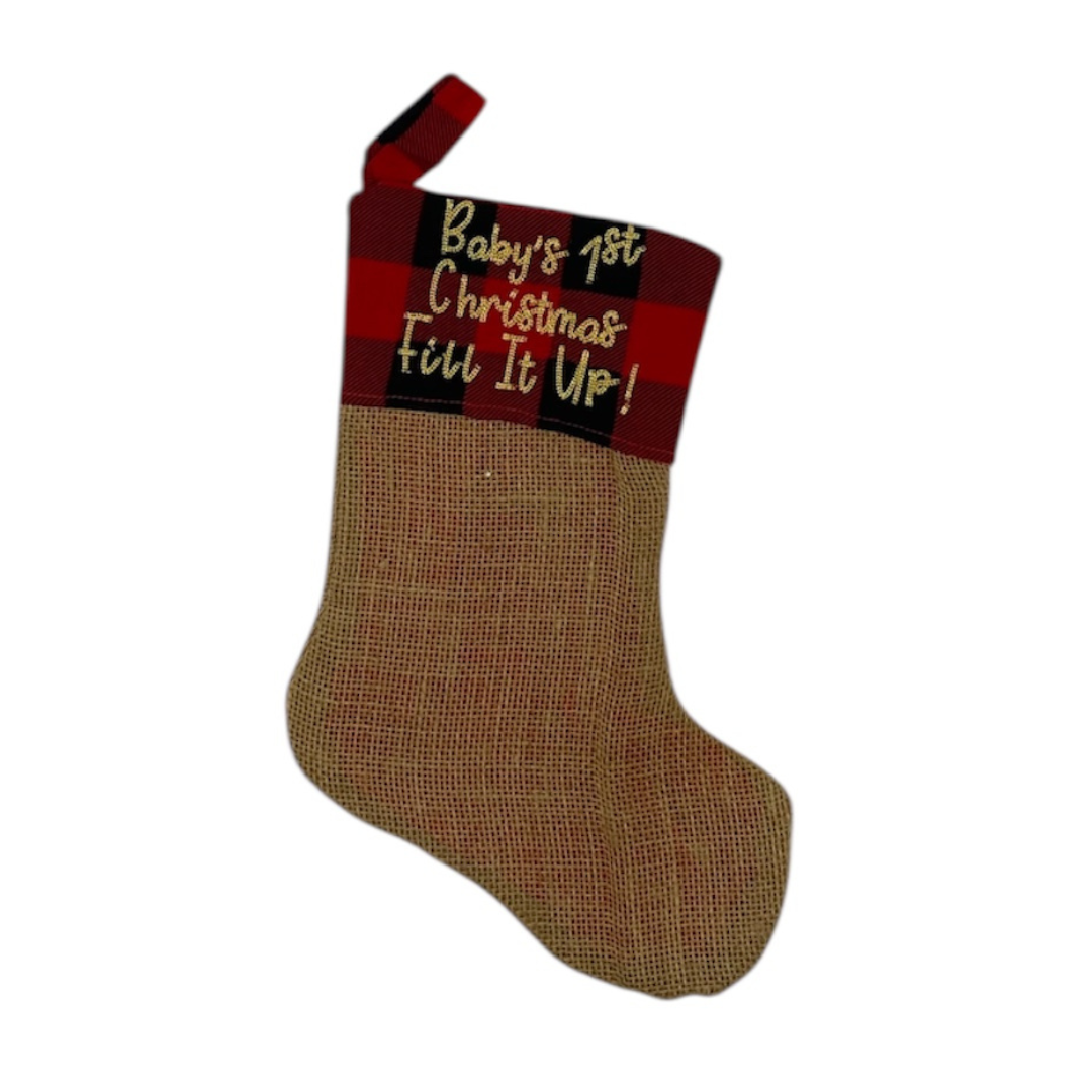 Baby's 1st Christmas Stocking
