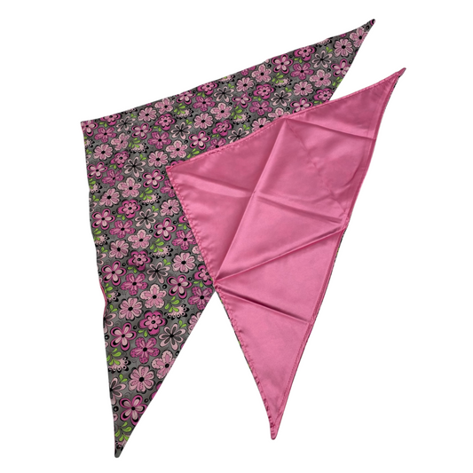 Luxe Satin Large Triangle Scarf