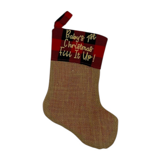 Baby's 1st Christmas Stocking